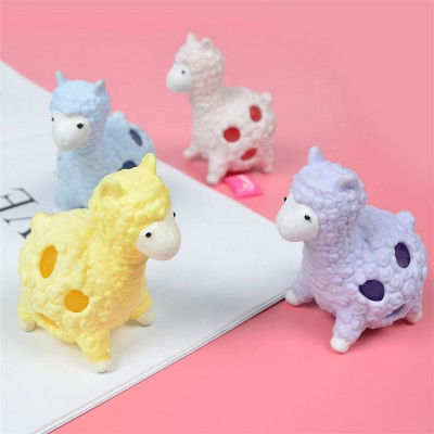 New arrive 12 pcs pack colorful stress relief ball sheep stress balls