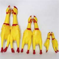 Wholesale pet vinyl toy screaming chicken toys creative voice toys